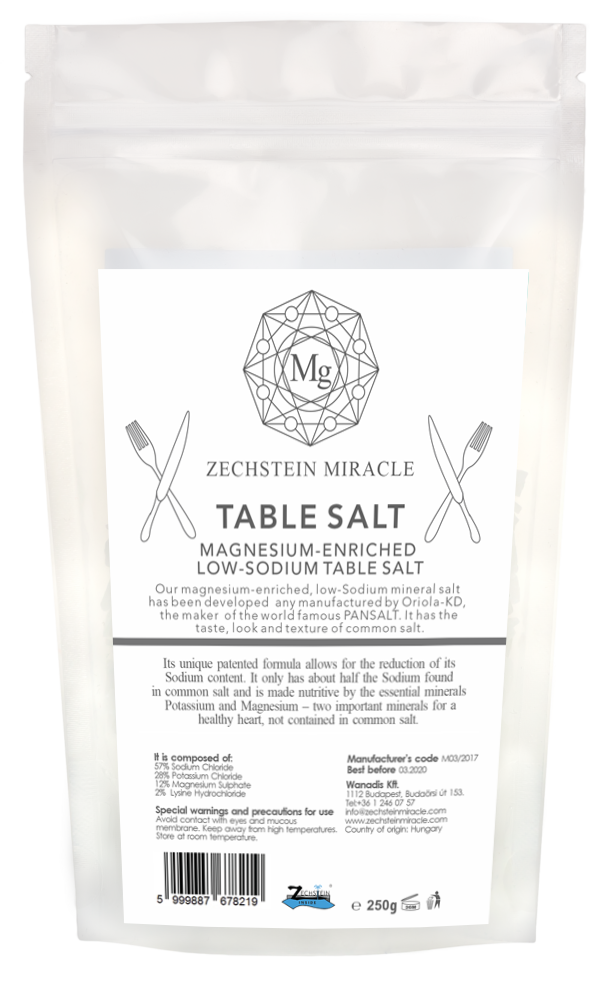 Zechstein Miracle Magnesium Table Salt - 250 g